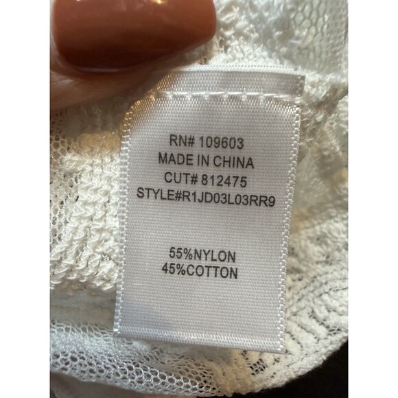 Rabbit Rabbit Rabbit Lace Cardigan Shrug White Small - Picture 8 of 8